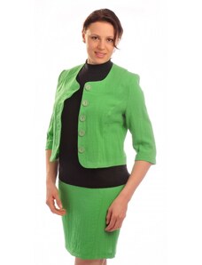 Krymar BE008 - dámská lněná sukně zelená