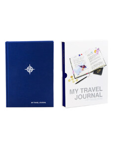 SUCK UK Deník cestovní My Travel Journal, modrý