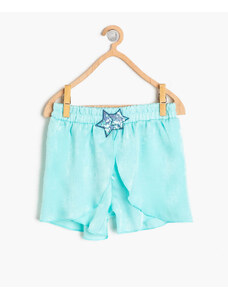 Koton Green Baby Girl Shorts With Sequin Detail