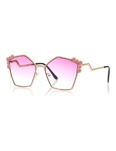 By Harmony Bh Ex671 Gold Pink Women's Sunglasse