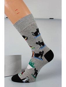 LONKA Barevné ponožky trendy kočky