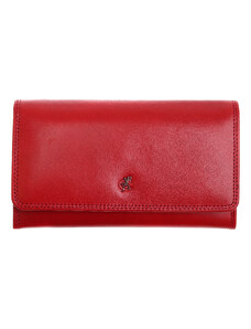 Dlouhá kožená peněženka Cosset 4427 Red Komodo červená