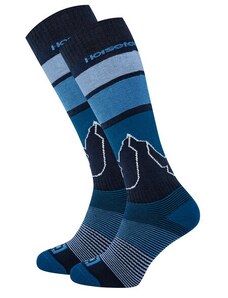 Horsefeathers snowboardové ponožky Blair Thermolite blue