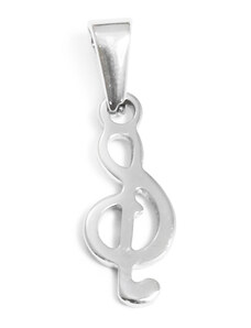 BM Jewellery Přívěsek houslový klíč 2 cm z chirurgické oceli S10987015