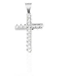 BM Jewellery Přívěsek Křížek 3,4 cm z chirurgické oceli S11013095