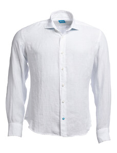 Panareha Men's Linen Shirt FIJI white