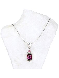 Dámsky Dámský náhrdelník Royal Passion s ryzím stříbrem v perle Lampglas