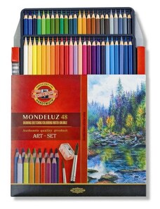 Akvarelové pastelky 48 ks Koh-I-Noor Mondeluz 3713