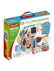 Quercetti Montessori Works Magnetic sorting lotto – magnetické loto