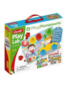 Quercetti Montessori Play Lab nuts & bolts boards – tabulky se šroubky a matičkami