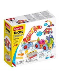 Quercetti Tecno Jumbo Toolbox - stavebnice se šroubky a matičkami