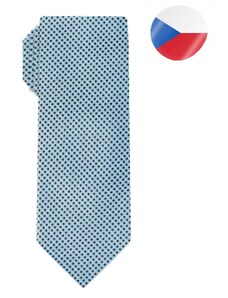 Pánská hedvábná kravata MONSI Spot - světle modrá