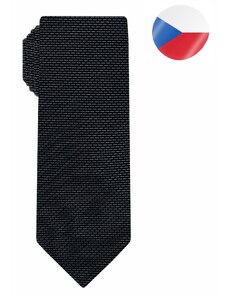 Pánská hedvábná kravata MONSI Comma - černá