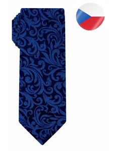 Pánská hedvábná kravata MONSI Noble - modrá