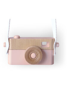 Dětský dřevěný fotoaparát PixFox růžový by Craffox