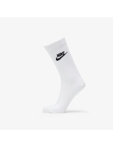 Pánské ponožky Nike Sportswear Everyday Essential Crew Socks 3-Pack White/ Black