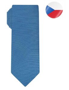 Pánská hedvábná kravata MONSI Line - světle modrá