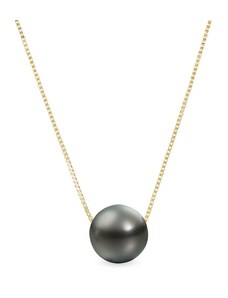 Zlatý náhrdelník s tahitskou perlou KLENOTA K0294013