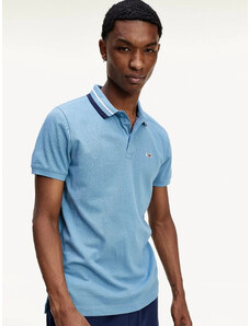 Tommy Hilfiger Tommy Jeans modré polo tričko TIPPED STRETCH POLO