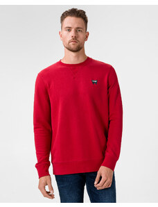 Mikina Wrangler SIGN OFF CREW RED