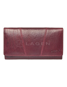 Lagen Dámská peněženka kožená PWL-388/T Vínová