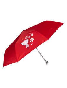 Doppler Kid's Mini Light Kitty - červený dětský deštník