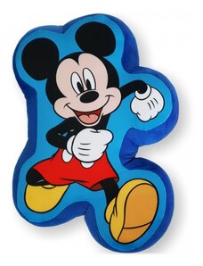 Setino Tvarovaný 3D polštář Mickey Mouse - Disney - 37 x 24 cm