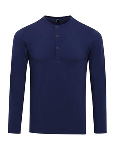 Premier Workwear Pánské tričko s dlouhým rukávem Premier Workwear (PR218) Tmavá modrá XS