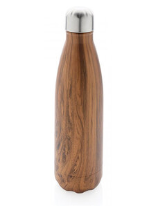 XD Design Nerezová láhev na vodu, dekor tmavého dřeva