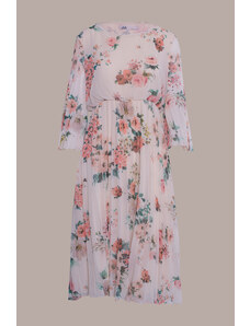 Květované šaty s plisovanou sukní Lola