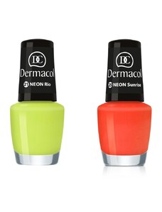 EU Neonový lak na nehty - sada 2 barev v dárkové taštičce DL45163