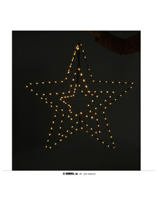 Guirma Vánoční závěsná svítící hvězda 58 cm, 142 LED