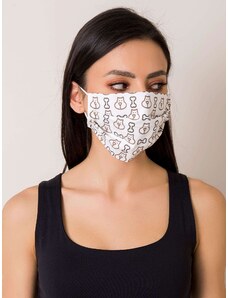 Fashionhunters Černobílá bavlněná maska