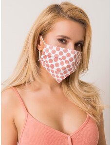 Fashionhunters Bílá a růžová opakovaně použitelná maska