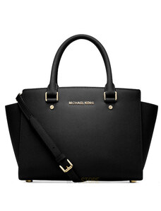 Michael Kors Kabelka Selma Medium Satchel Black