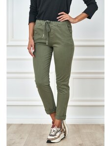 Dámské bavlněné kalhoty zelené Vionnetta MI94