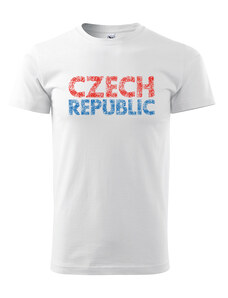 CZECHMANIA Tričko CZECH REPUBLIC – pánské, bílé