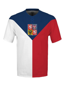 3B Tričko CZECH HOCKEY vlajka – dámské, bílé
