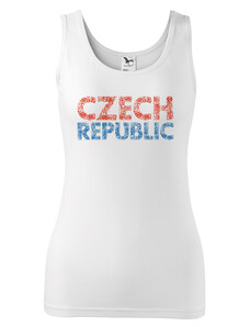 CZECHMANIA Tílko CZECH REPUBLIC – dámské, bílé