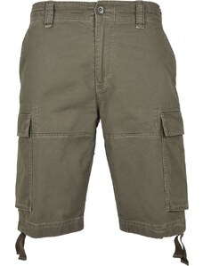 URBAN CLASSICS Kraťasy Vintage Shorts - olive