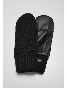 URBAN CLASSICS Sherpa Imitation Leather Gloves