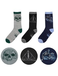 Ponožky Harry Potter Deathly Hallows 3-pack