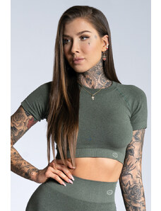 Gym Glamour Crop-Top s krátkým rukávem Ombre