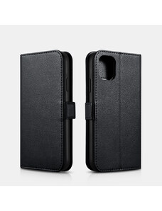 Knížkové pouzdro pro iPhone 11 - iCarer, Detachable 2in1 Black