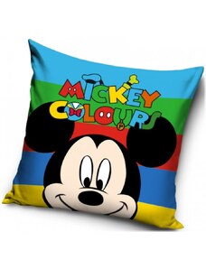 Carbotex Povlak na polštář Mickey Mouse - Disney - motiv Colours - 40 x 40 cm