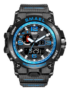 Sportovní digitální hodinky Smael 1545D modré