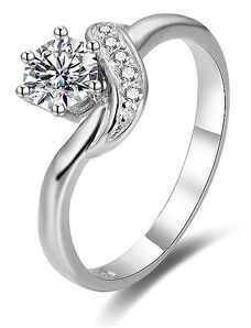 OLIVIE Stříbrný zásnubní prsten 4333