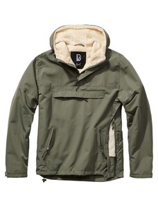 Brandit Bunda Windbreaker Sherpa olivová