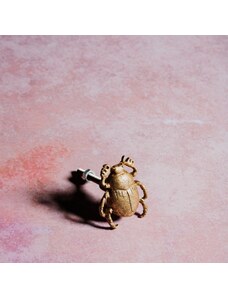 Sass & Belle Zlatá nábytková úchytka ve tvaru brouka Gold Beetle