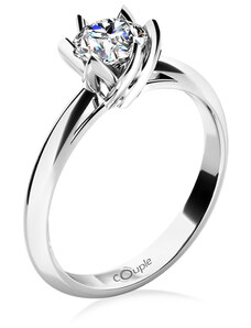 Couple Zlatý dámský prsten Lucille 6864241 Velikost prstenu: 58